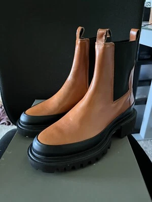 Botas Chelsea AllSaints Para Mujer Marrón Harlee Suela Talla US 7 EU 37 UK 4 Foto 1 de 4