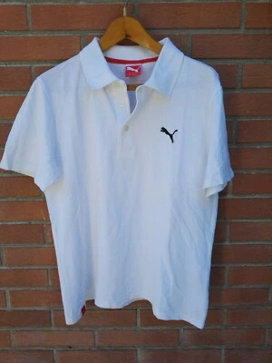 PUMA Maglietta in Cotone bianca Polo Uomo  taglia S 44/46, usato pochissimo  - Immagine 1 di 3