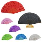 Spanish Style Hand Held Fan Multicolor Design for Wedding and Dance Events