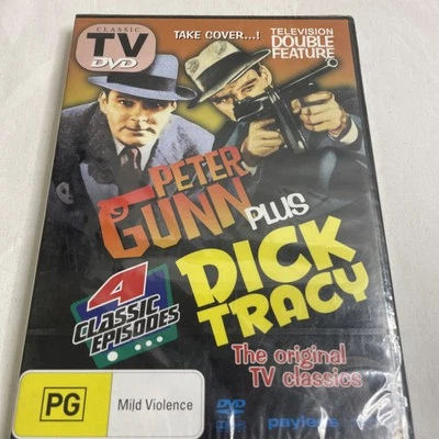PETER GUNN PLUS DICK TRACY 4 Episodios Clásicos DVD R-Free NUEVO Y SELLADO Envío Gratuito Foto 1 de 4