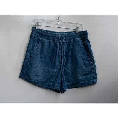 GAP 3.5" Denim Fácil Pull-On PANTALONES CORTOS Algodón Tencel Talla Pequeña Alta Foto 1 de 4