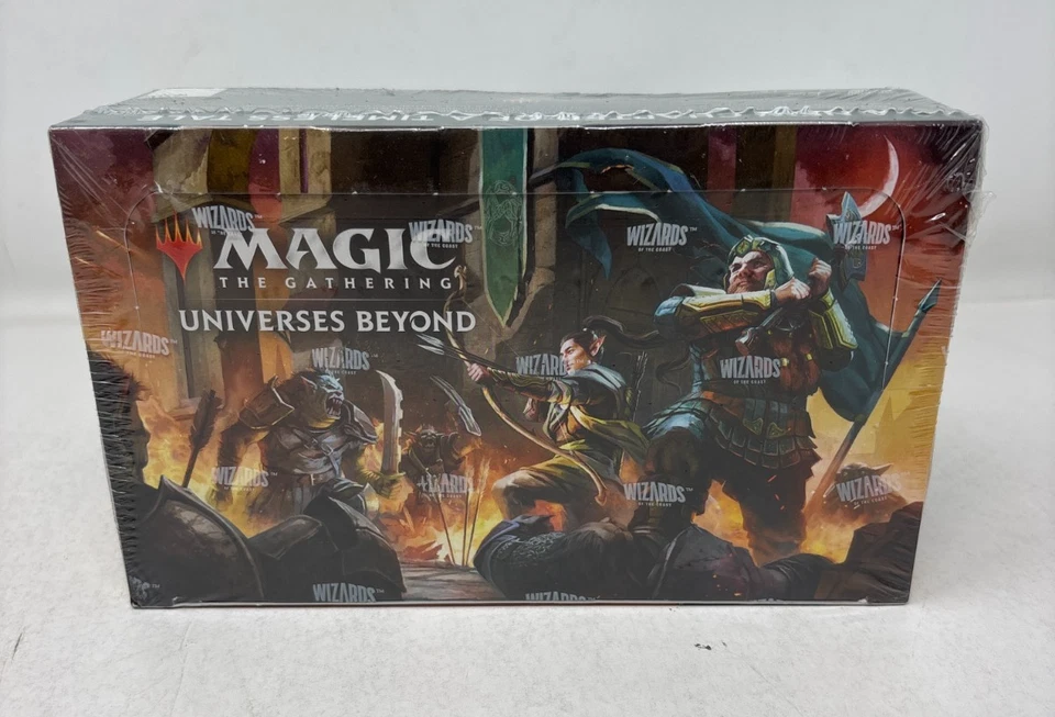 Magic: The Gathering The Lord of The Rings: Tales of Middle-Earth Draft Booster Box 36 Packs and 1 Box Topper Card