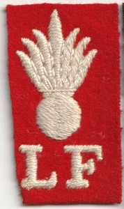 Lancashire Fusiliers : Woven / Embroidered Cloth Pith Helmet or Pagri Badge. a/f - Picture 1 of 2