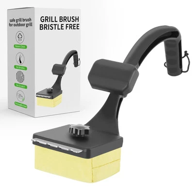 Prokitchen Grill Brush Bristle Free Steam Cleaning Grill Brush for Outdoor Gr...