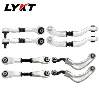 LYKT 8pcs Adjustable Front&Rear Camber&Toe Kit for Audi A、S、Q5、RS5/7、SQ5 &Macan Foto 1 de 4