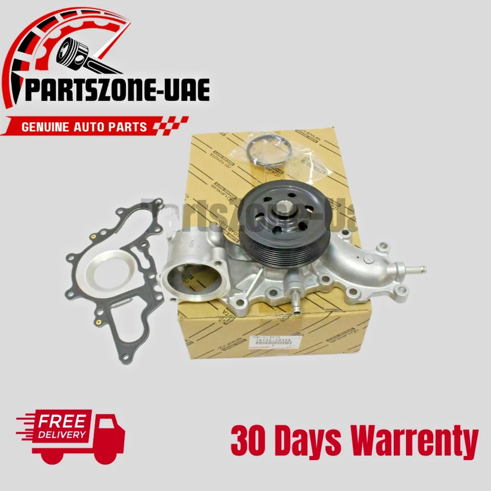 Bomba de agua motor diésel 16100-59366 Toyota Land Cruiser VDJ200 1VDFTV 4,5 L FABRICANTE DE EQUIPOS ORIGINALES Foto 1 de 2