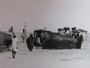 Photo-stéréo Souakim Village des nègres Collec. Wereld-Tourist circa 1900 - Picture 1 of 5