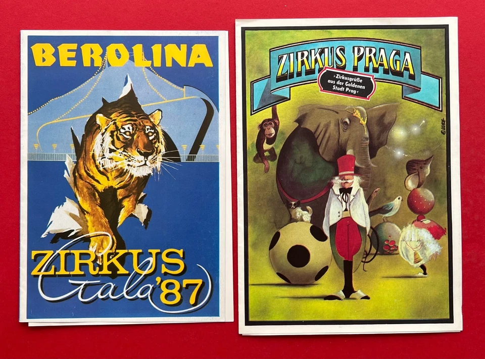 Zirkus Broschüre 1987/88 BEROLINA und PRAGA      ( F21776 - Bild 1 von 4