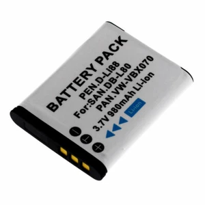 Battery For Pentax D-Li88 Panasonic VW-VBX070 Sanyo DB-L80 Toshiba PX1686 new - Picture 1 of 6