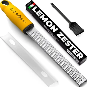 Stainless Steel Cheese and Citrus Zester Grater W/Extra Sharp Blade - Perfect fo - Picture 1 of 12