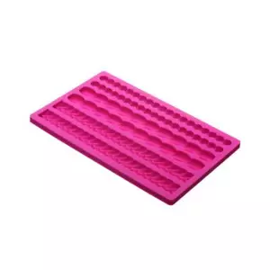 3d Knit Rope Silicone Pearl Fondant Mould Cake Border Decorating Molds Sugar Ici - Picture 1 of 6