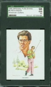 1990 IMPERIAL PUBLISHING # 8 KEN GREEN SGC-10 SOLO FINEST GRADED. - Picture 1 of 2