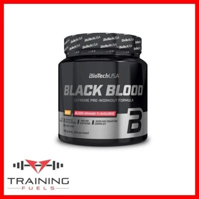 Biotech USA Black Blood Nox+ Pre Workout, 330g Energy Pump