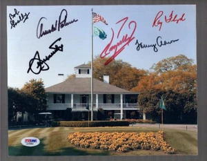SEVE BALLESTEROS+OTHERS HAND SIGNED 8x10 PHOTO SECRETARIAL PALMER PSA LETTER - Picture 1 of 2