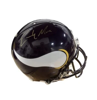Randy Moss Signed Minnesota Vikings (Authentic) Full Size Helmet JSA - Image 1 of 2