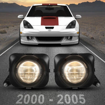 Fog Lights For 00-05 Toyota Celica Factory Bumper Replacement Lamps Clear Lens Foto 1 de 4