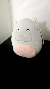 Squishmallows Wildlife Squad Harrison the Hippo Hippopotamus 5" NWT Fuzzy 555 - Picture 1 of 5