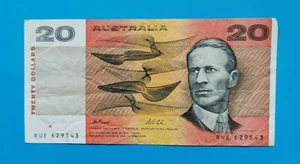 1991 Fraser / Cole $20 Banknote - Fine Used - Picture 1 of 2
