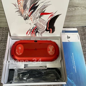 Consola Sony PlayStation Vita PCH 2000 SaGa Escarlata Grace Rojo Metálico Usada Rara - Imagen 1 de 10