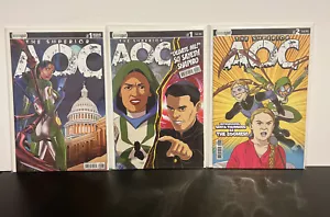 The Superior AOC Lot #1, 1, 2 By Keenspot Comics, Alexandria Ocasio Cortez - Picture 1 of 4