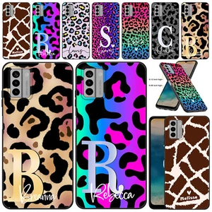 Leopard Printed Personalised Phone Case For Nokia C32 G22 G42 C21 Skin TPU Cover - Picture 1 of 47