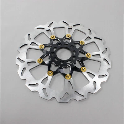 2PCS 14.0" Big Floating Front Brake Rotor for Harley Fat Bob Low Rider ST FXLRS Foto 1 de 4