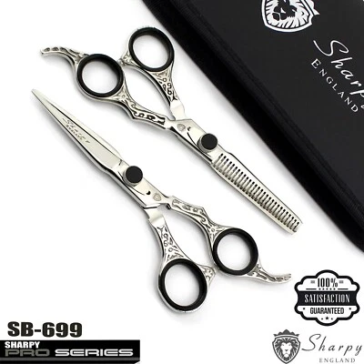 PROFESSIONAL HAIRDRESSING HAIR CUTTING BARBER SALON SCISSORS 6.5" & GIFT CASE - Image 1 of 4