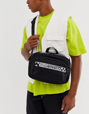 Carhartt WIP Senna Shoulder Bag One Size 3 Compartment Travel Festival Black - Image 1 of 4