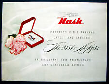 Prospekt brochure 1954 Nash Airflytes Ambassador   Statesman Pinin Farina (USA)