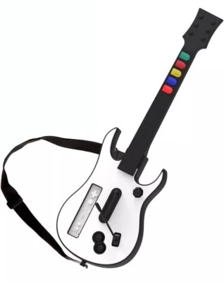Wireless Guitar Controller for Nintendo Wii Guitar Hero III / Rock Band 2 Games - Image 1 of 4