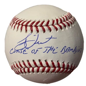 Bucky Dent "Curse Of The Bambino" New York Yankees Autographed MLB Baseball JSA - Picture 1 of 1