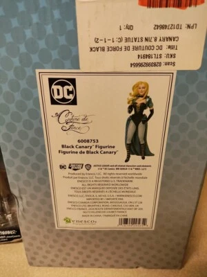 Enesco - DC 黑金丝雀雕像 全新带盒 (222TT45) 6008753 — 第 1/4 张图片