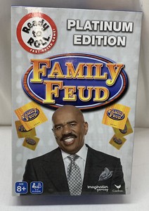 Family Feud Platinum Edition 2-4 Players Card Game Brand New Sealed Steve Harvey