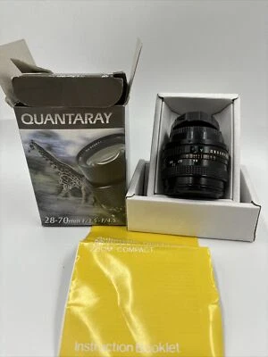 🔥🔥CAMERA LENS Quantaray 28-70 f3.5-4.5 Lens for Canon 25-166-4215 Pre Owned - Image 1 of 4