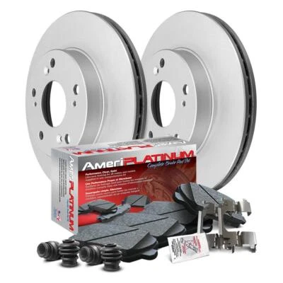 Front Ceramic Pads & Coated Rotors FOR HONDA ODYSSEY PASSPORT 2015-2021 - Image 1 of 4