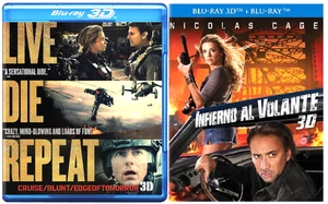 Live Die Repeat: Edge of Tomorrow + drive angry (3D BLU-RAY) BRAND NEW REGION 1 - Bild 1 von 1