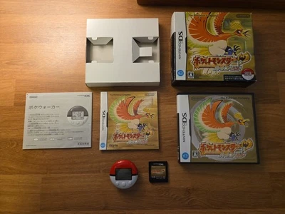 Nintendo DS Pokemon HeartGold Gold Version with Pokéwalker Boxed Japan Authentic - Image 1 of 4