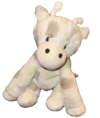 Little Giraffe Inc girafa de pelúcia verde cinza azul bolinhas disquete macio brinquedo 10” - Imagem 1 de 4