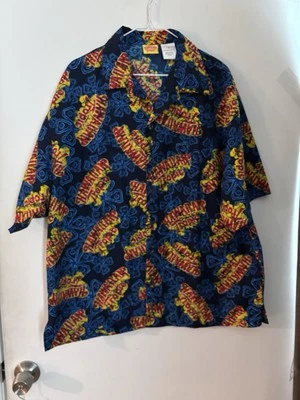 Hawaiian Tropic Men Hawaiian Camp Shirt XL Aloha Suntan Lotion Beachy - Image 1 of 4