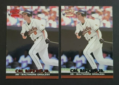 2000 Pacific Cal Ripken Jr. 卡 #60 红银箔 - 金莺名人堂 — 第 1/2 张图片