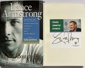 Lance Armstrong signiert Rad Tour de France Buch Unterschrift Autogramm Signed - Bild 1 von 5