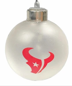 Houston Texans Football Plastic Ornament Light Up Christmas Ornament - Bild 1 von 5
