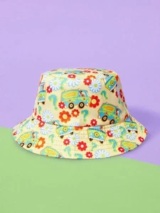 SCOOBY-DOO Colourful Bucket Hat – Cartoon Puppy | Unisex Summer Festival Hat - Picture 1 of 4