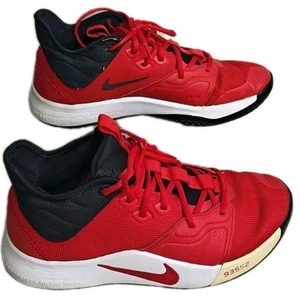 Nike PG 3 University Red 2019 Size 10 Used AO2607-600 - Picture 1 of 5