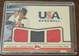 2011 Topps USA Baseball Relic /25 Michael Lorenzen - Picture 1 of 2