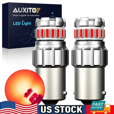 2x 1156 7506 Red LED Brake Tail Light Bulbs for Mercedes-Benz Error Free 23-SMD - Image 1 of 4