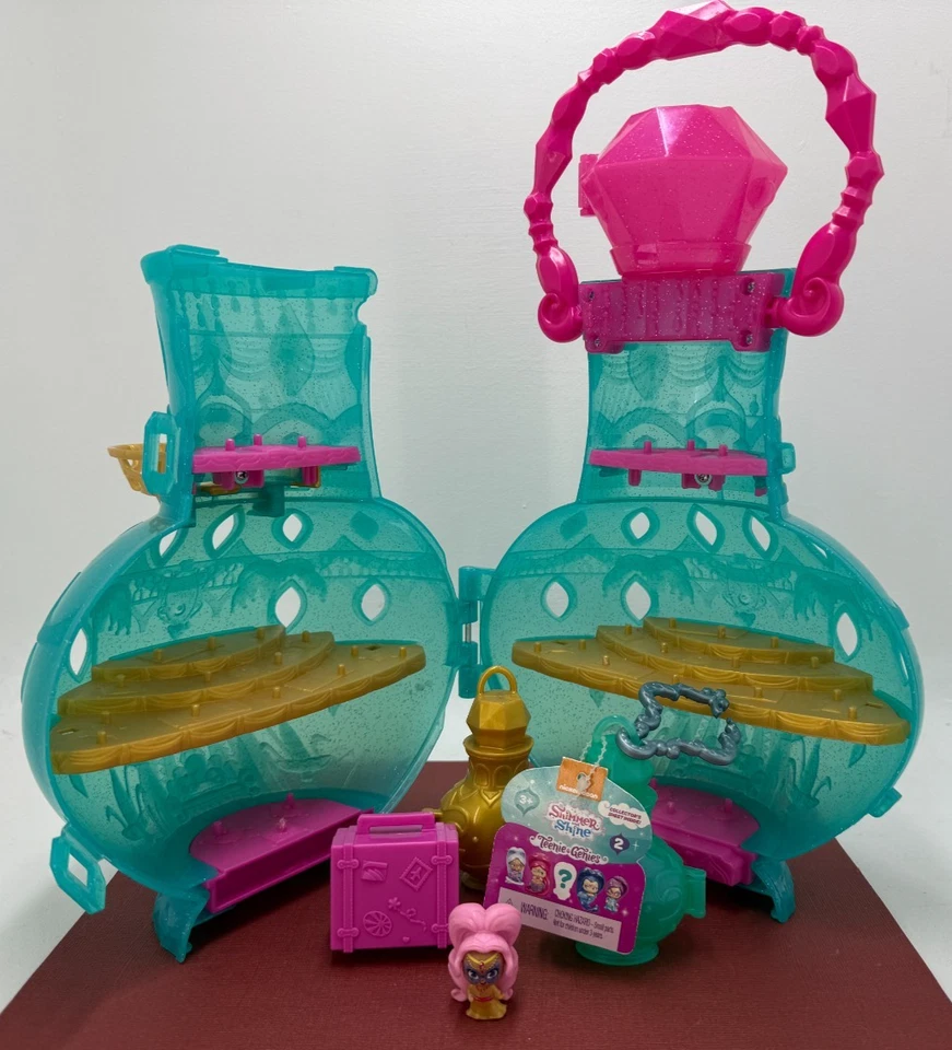 Fisher-Price 2015 ☆ Shimmer & Shine ☆ Teenie Genies Carry Case & Mini Figure - Imagem 1 de 4