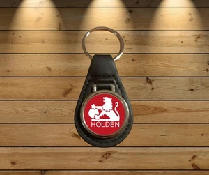 Holden Leather Key Fob.... Key Ring / Tag. Car . General Motors. Monaro. HQ. WB  - Bild 1 von 3