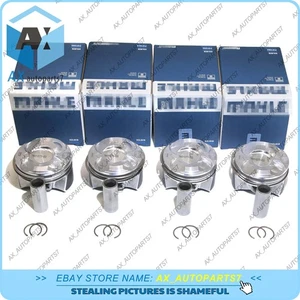 MAHLE 4X Piston&rings set Φ77+0.5mm For BMW 116 Mini R56 R55 F21 F20 N13 N18 1.6 - Picture 1 of 5