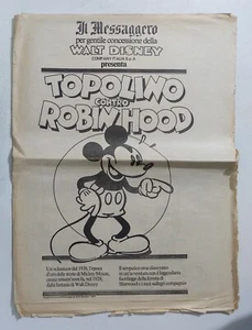 80093 TOPOLINO - Il Messaggero - Topolino contro Robin Hood - Picture 1 of 1
